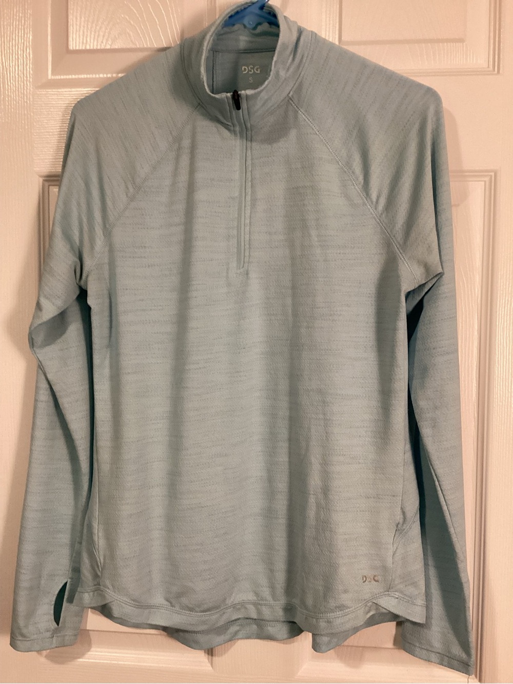 DSG Light Blue Quarter-Zip Performance Top